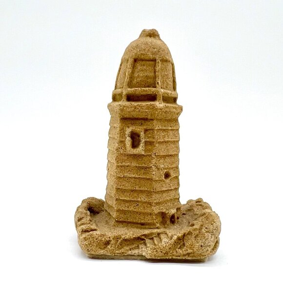 Vintage Sandstone Lighthouse Decor Coastal Nautical - Picture 2 of 7